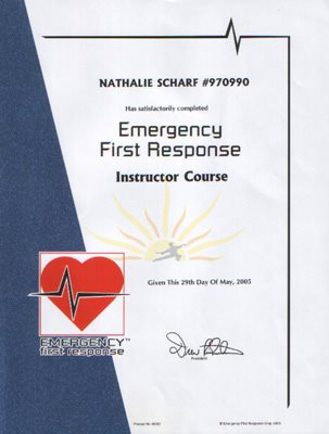 Emergency First Response, secourisme (2005)
